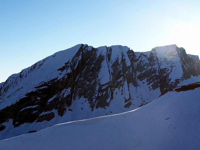 #2 Crête de la Taillante : Conditions de la Taillante, vue du col de l Crête de la Taillante : Conditions de la Taillante, vue du col de l'Eychassier