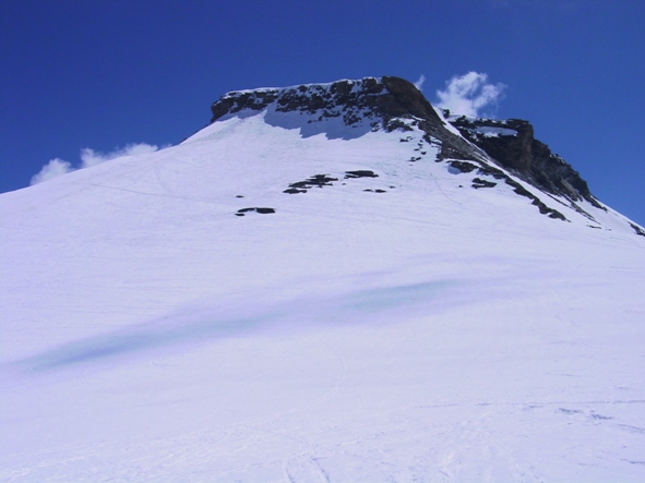 Albaron : La proue de l'Albaron, lorsque l'on débouche du glacier du Grand Fond