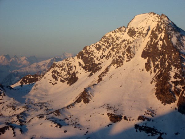 #2 Rateau d Rateau d'Aussois : Lever de soleil sur le couloir est - 6H45