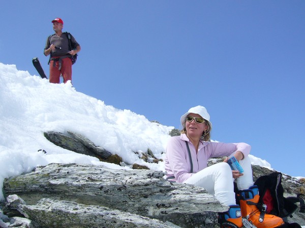 #10 Au col d Au col d'Aussois : Il fait chaud et les 2000 m de déniv dans les spatules commencent à se faire sentir en arrivant au col d'Aussois