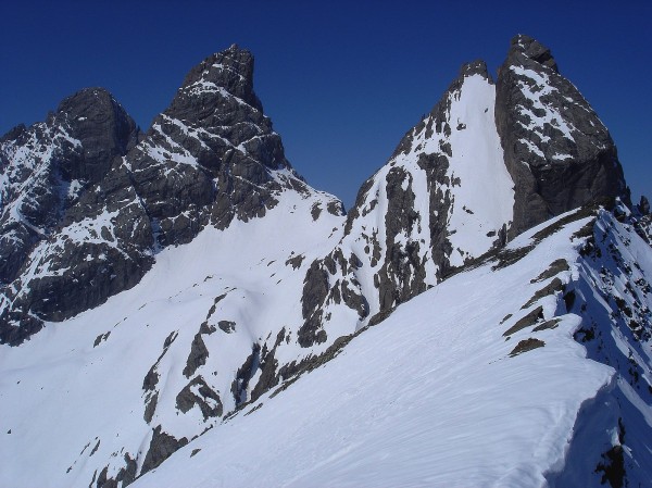 #1 Epaisseur : Les 3 belles depuis le col des Sarrazins. Epaisseur : Les 3 belles depuis le col des Sarrazins.