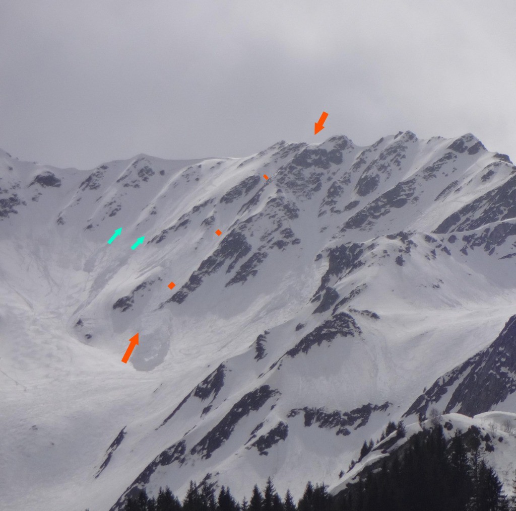 #2 couloir du JC en rouge : un bon 4.1 couloir du JC en rouge : un bon 4.1