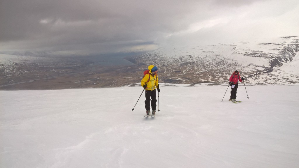 Vu sur le Fjörd depuis la crête