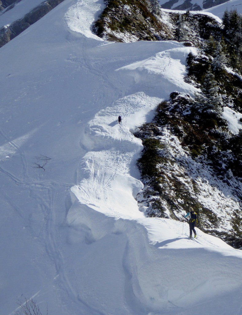 l'arête de L'oulettaz