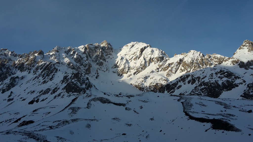 Couloir de la Clapière, initialement au programme.