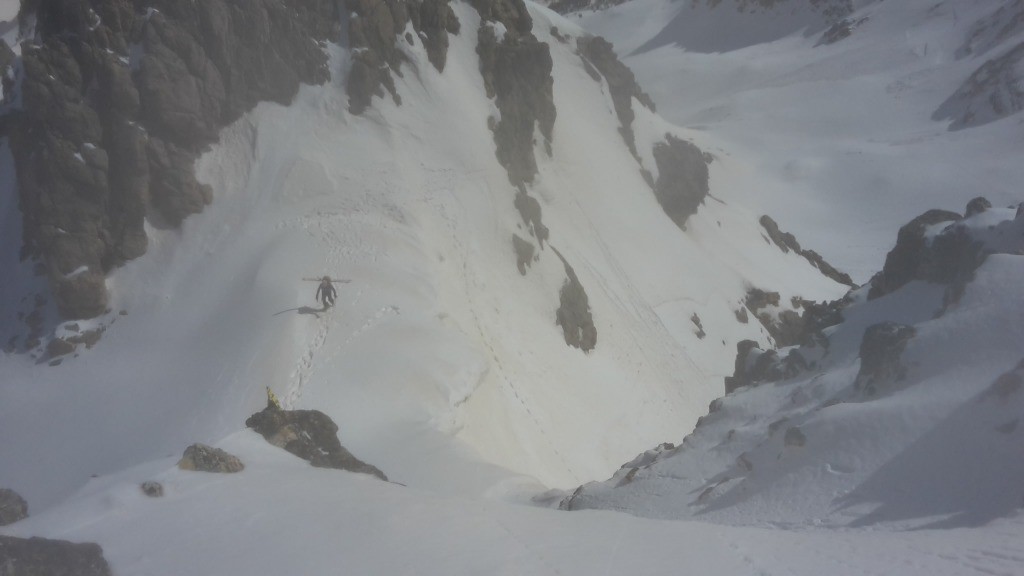 Les suivants vus depuis le sommet du pic de la Moulinière