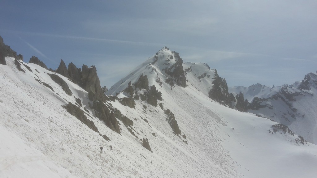 Traversée sous le col des Béraudes