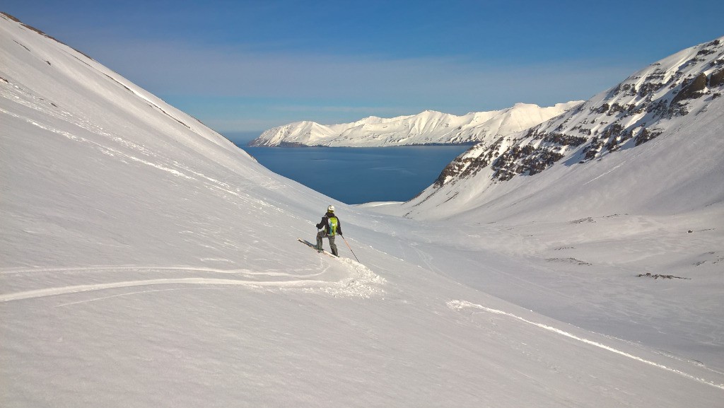 La vue pendant la 1ère descente