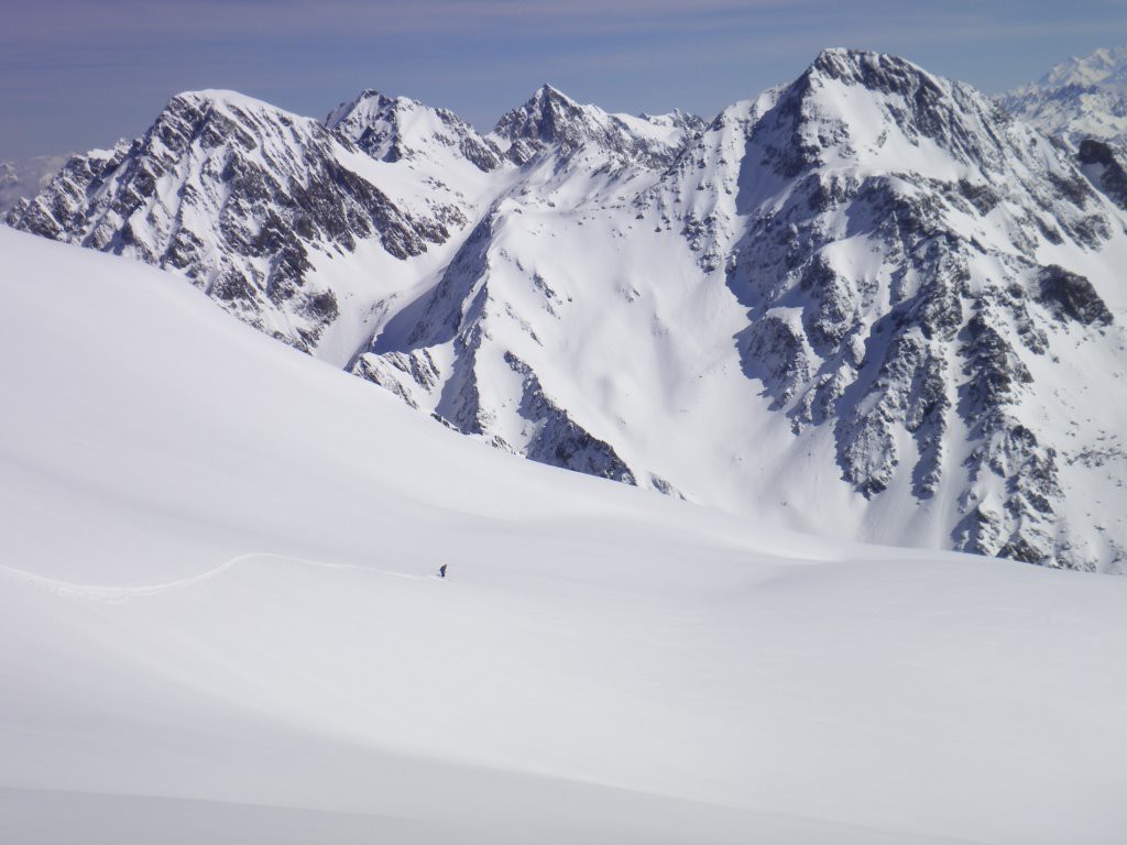 Descente sous le Rocher Badon