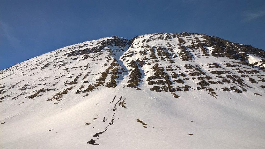 Un autre couloir non skié ce jour