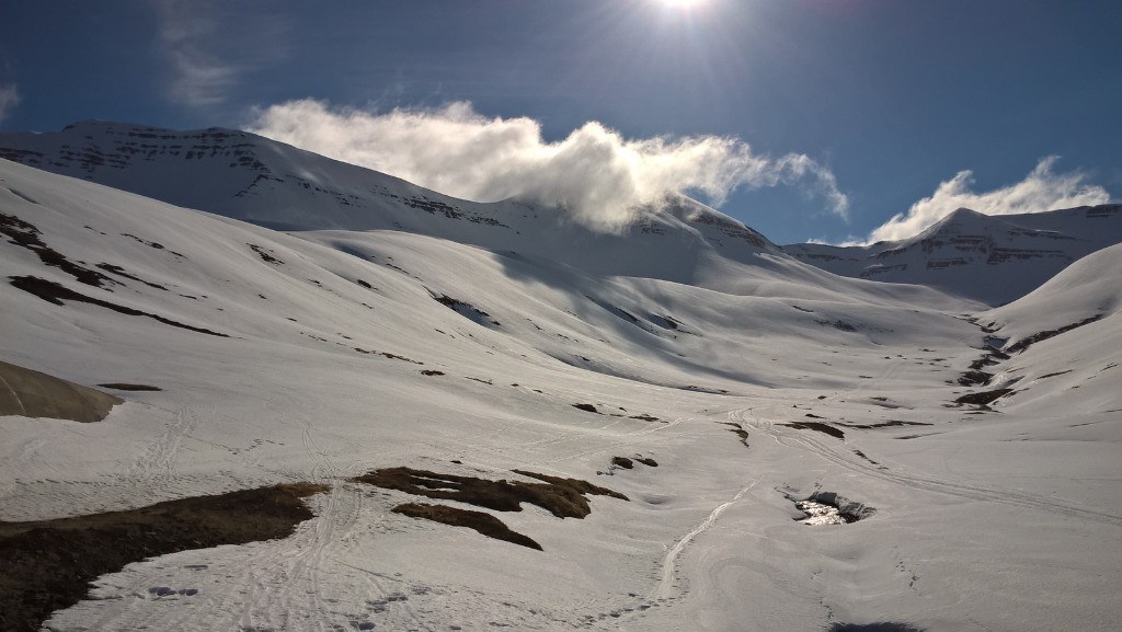 Le vallon au départ