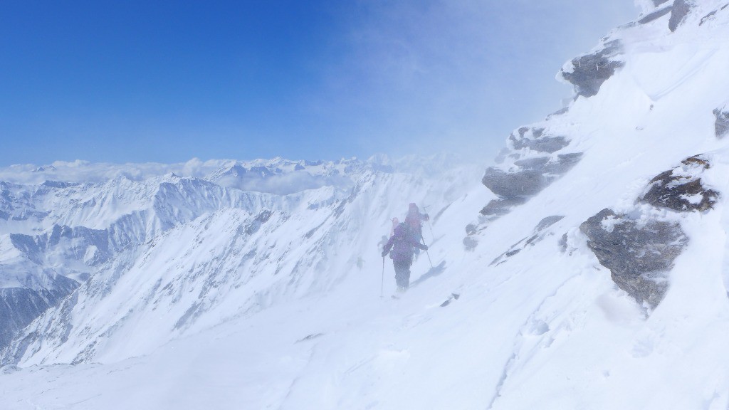 Arrivée au Hauslabjoch