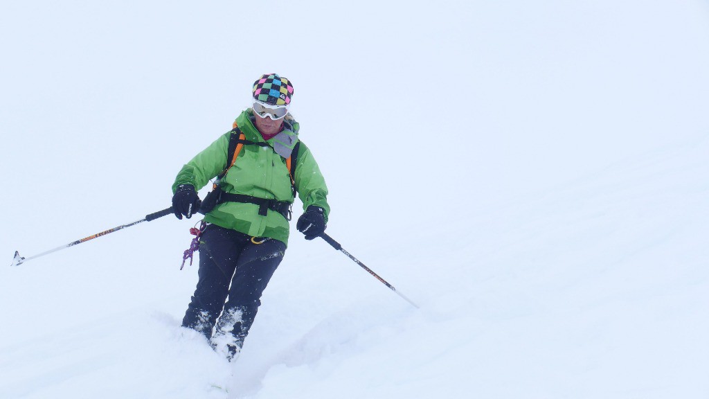 Descente dans le grand blanc