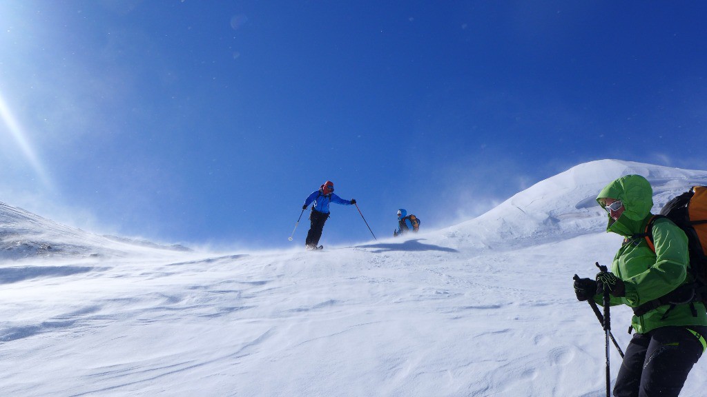 C'est parti pour la descente