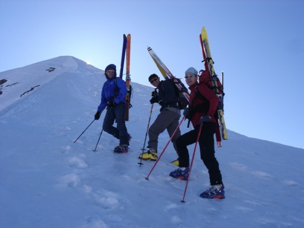 après le col de vallonbrun : pause photo