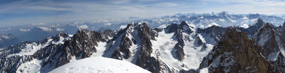 Vue sur Argentière : Le ski n'a pas été top, mais le paysage ...