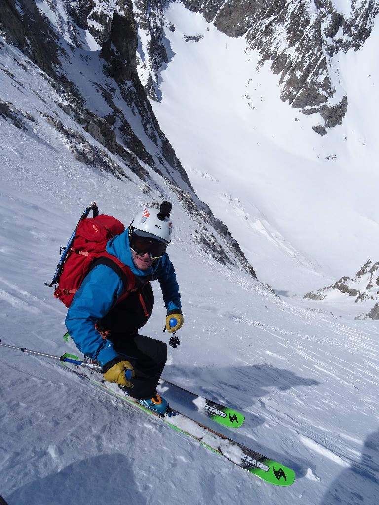 xav au calme dans la pente médiane