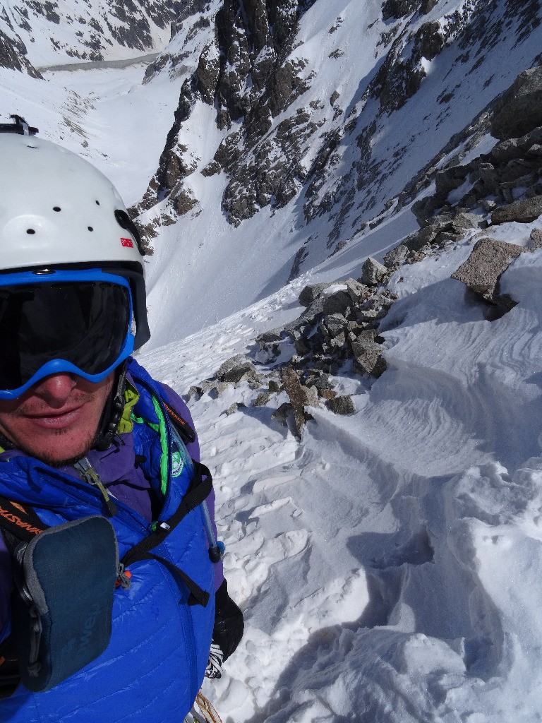 en Haut du Col du Glacier Noire