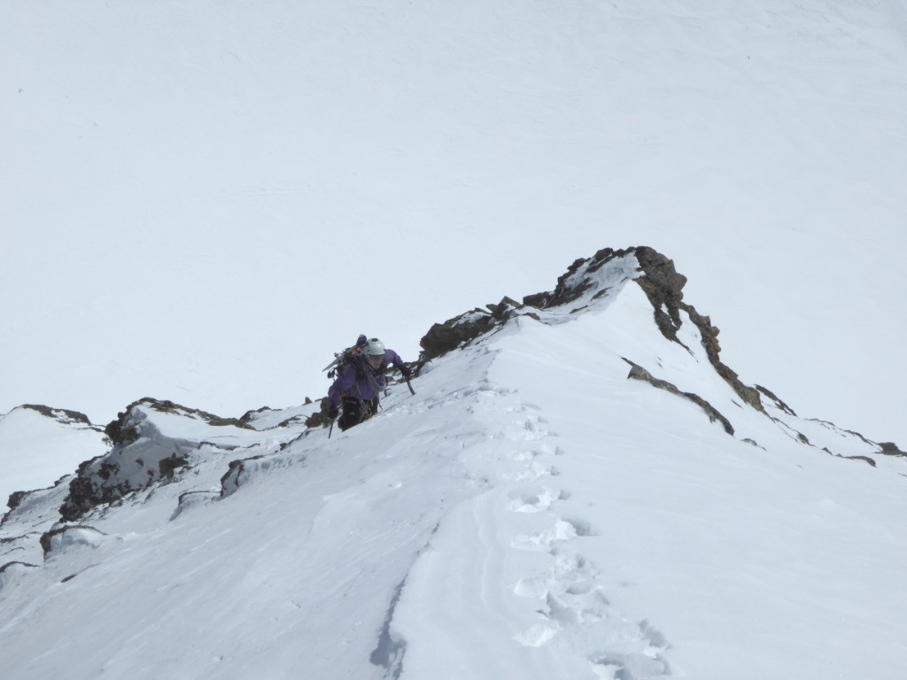 #37 arrête médiane du couloir de la Pointe Louise arrête médiane du couloir de la Pointe Louise