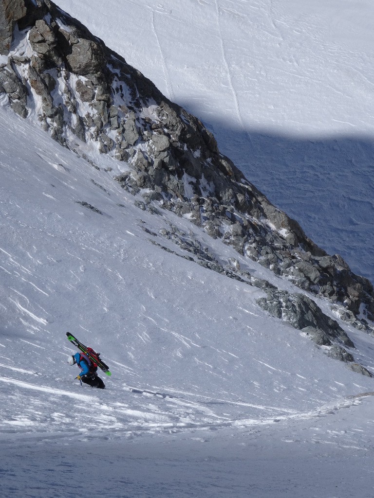 montée du Col du Glacier Noire