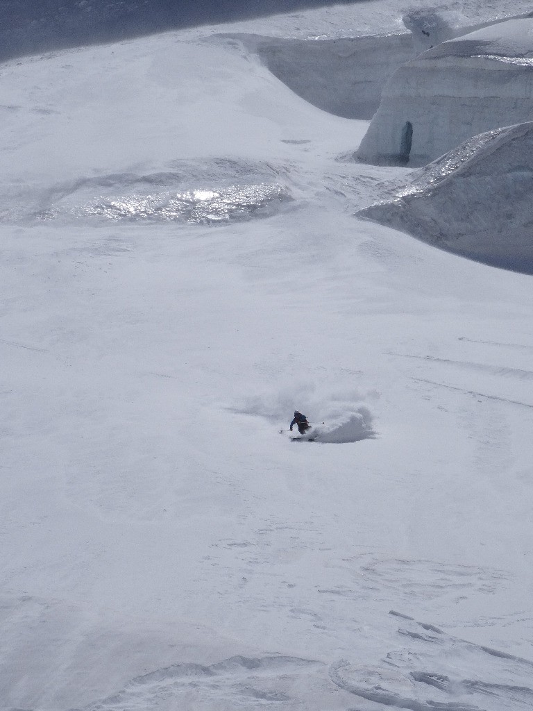 dessous le col du Glacier Noire