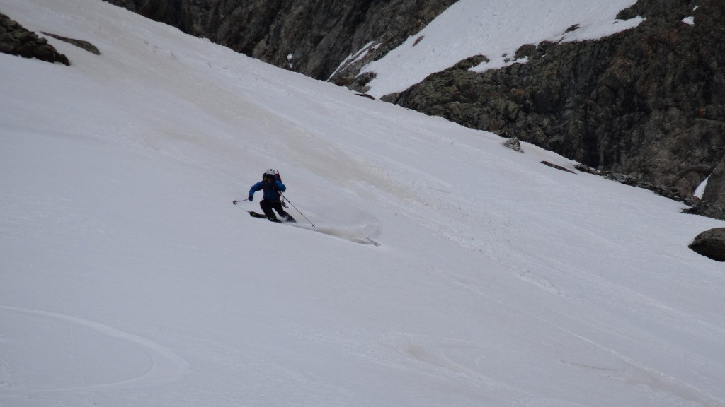 #52 Xav dans les pentes inférieures du Col de la Grande Sagne Xav dans les pentes inférieures du Col de la Grande Sagne