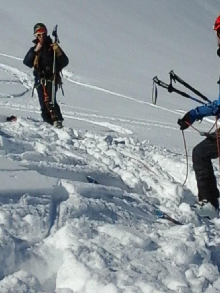 #6 préparation avant de passer la crevasse de la jonction... préparation avant de passer la crevasse de la jonction...