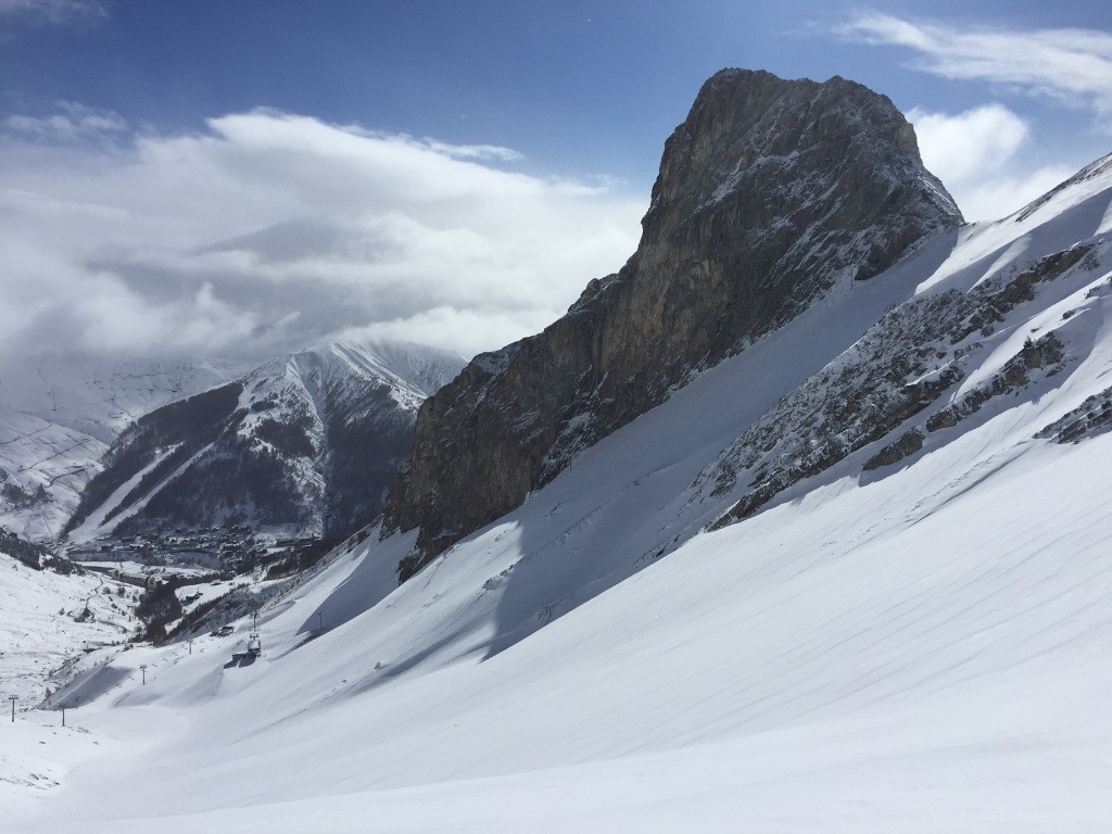 La tête de l'Auriac, la descente s'annonce excellente