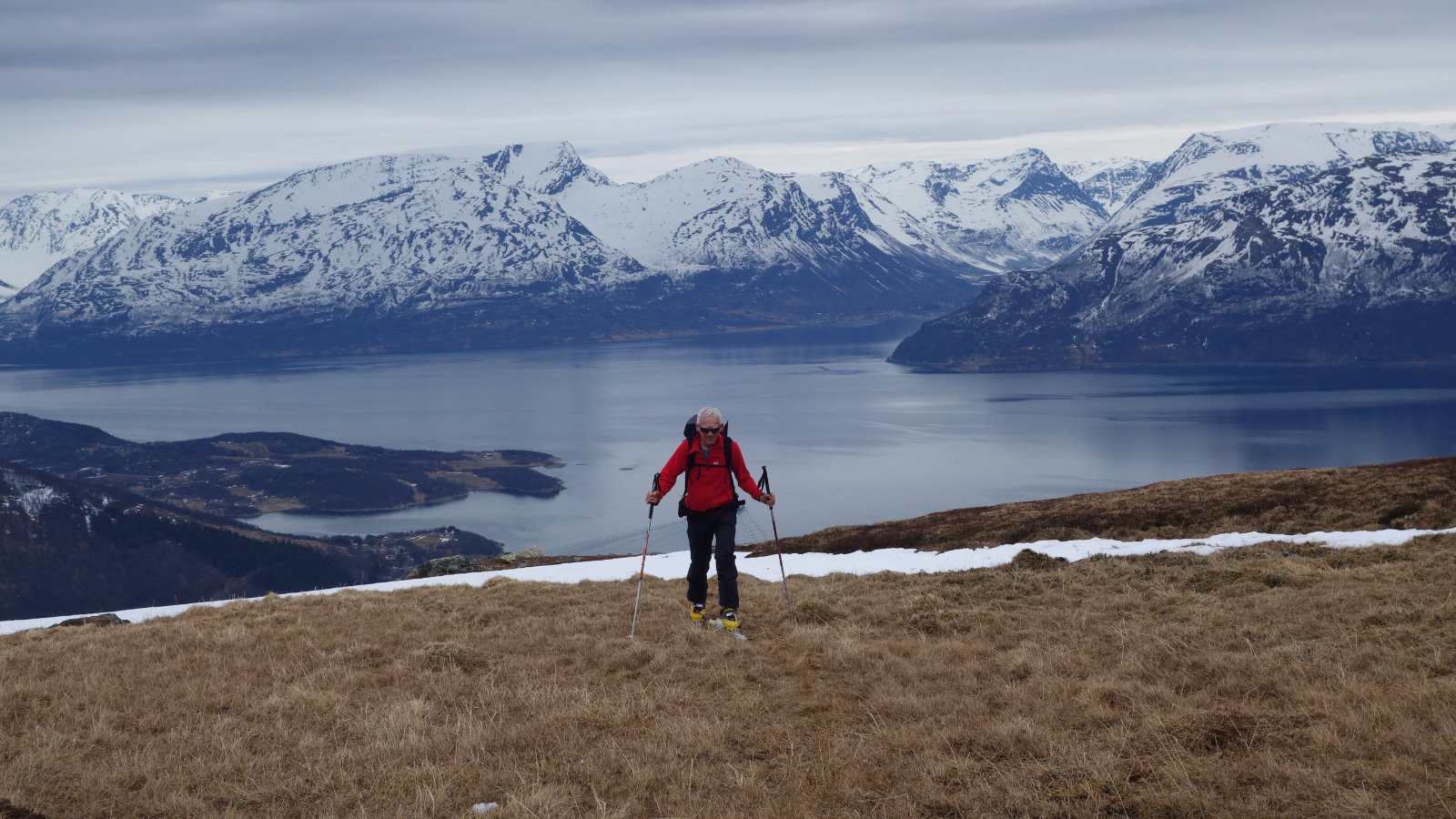 Quelques passages de ski sur herbe