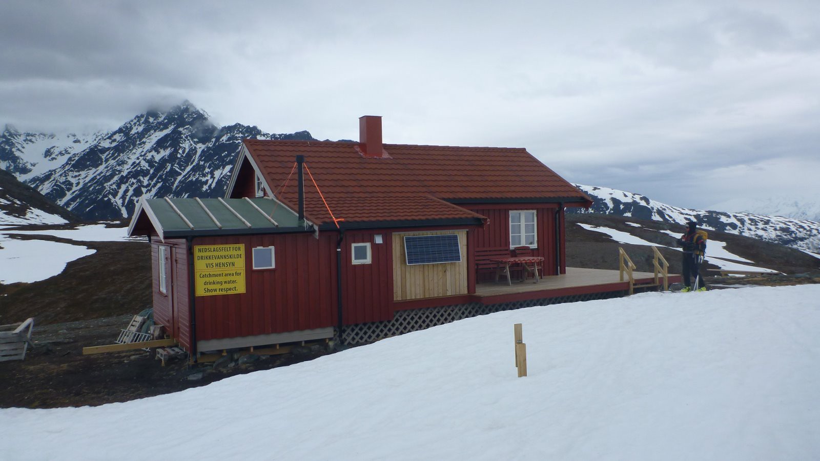 Arrivée à la cabane de Rornes Hytta