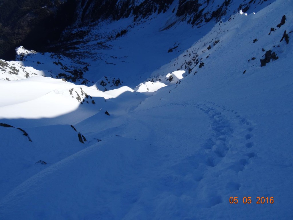 #7 bonne neige, le depart est raide bonne neige, le depart est raide