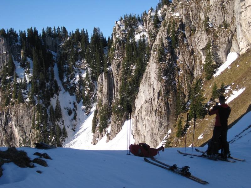 #2 Le couloir vu du Col du pas de L’Échelle. Le couloir vu du Col du pas de L’Échelle.