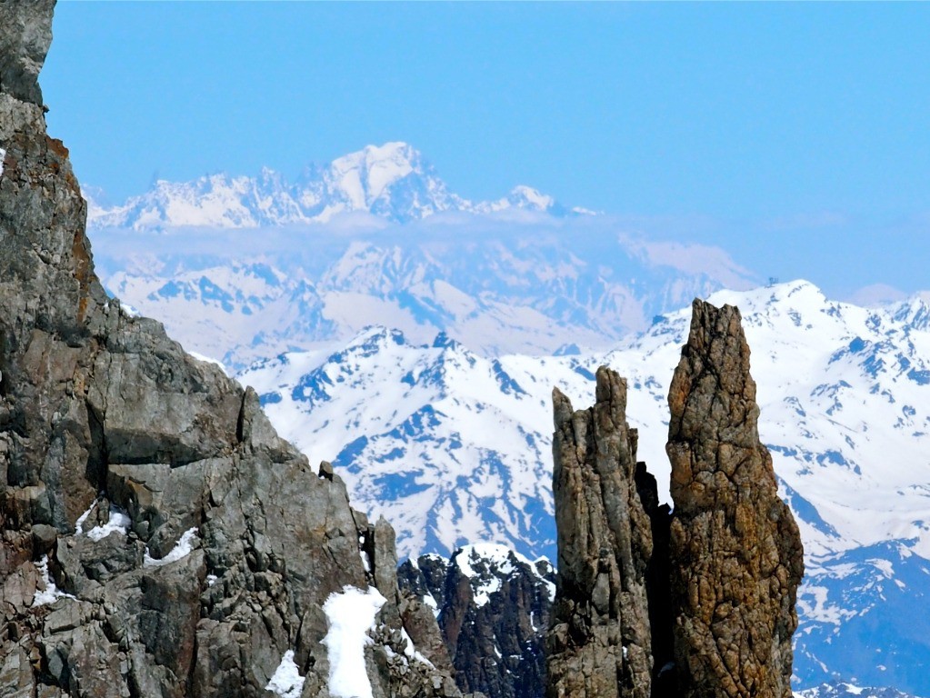 Mont-Blanc et clochetons...