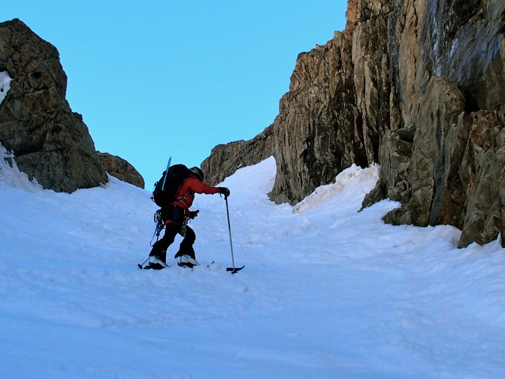 Dans le canyon - je me permettrai une glissade de 15 m sur une conversion bancale...