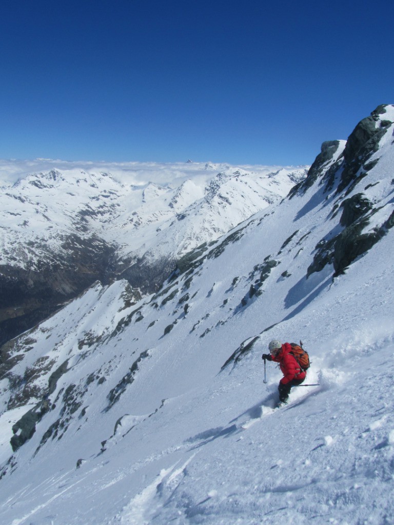 #3 Descente face N mont Turia Descente face N mont Turia