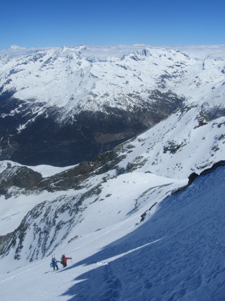 Montée face N mont Turia