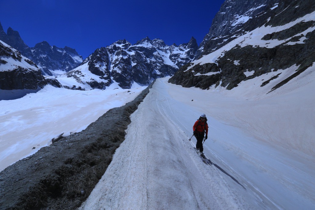 #70 Fin de journée sur la moraine du Glacier Noir Fin de journée sur la moraine du Glacier Noir