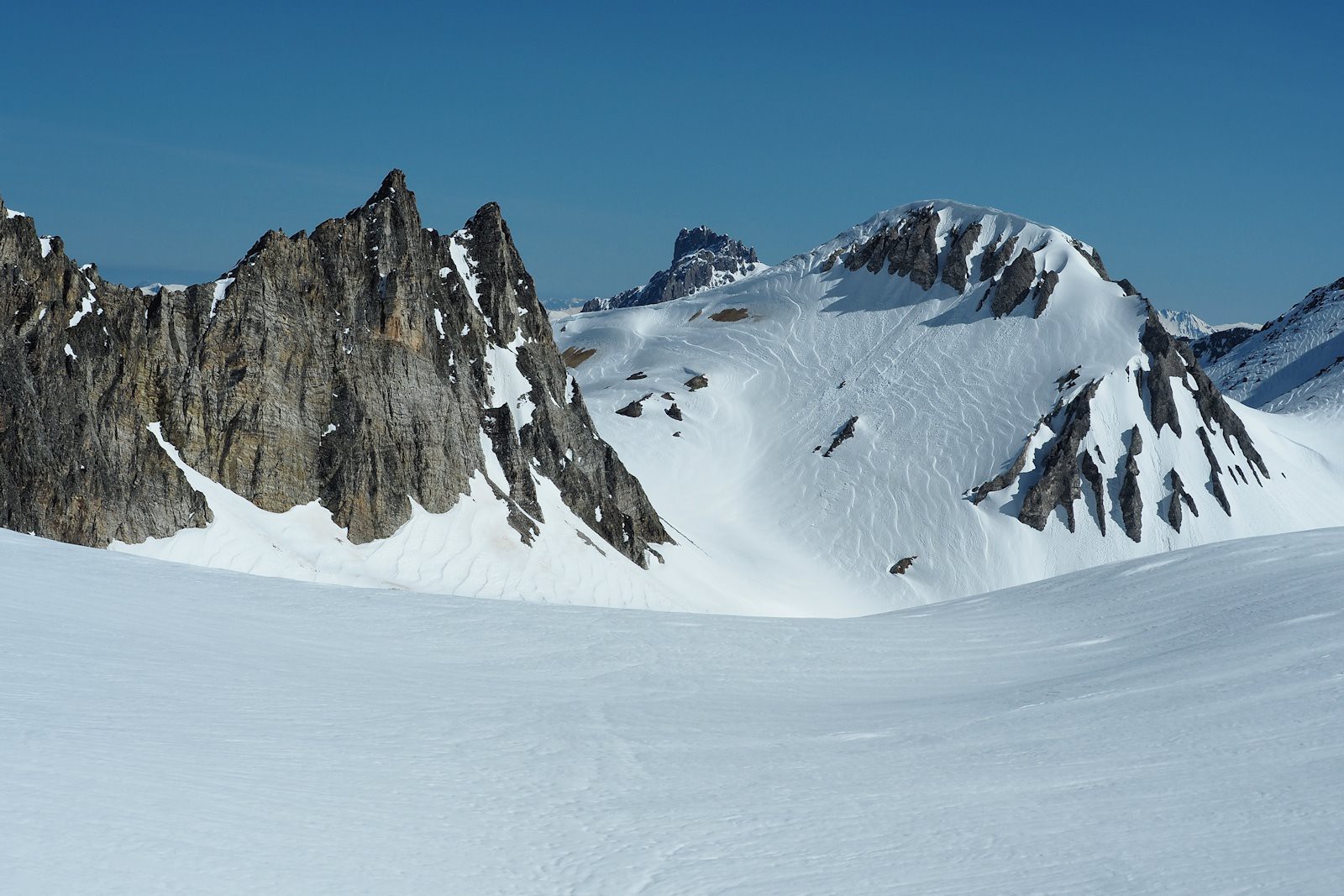 Sortie vers 2900 m sur le glacier de Gébroulaz.