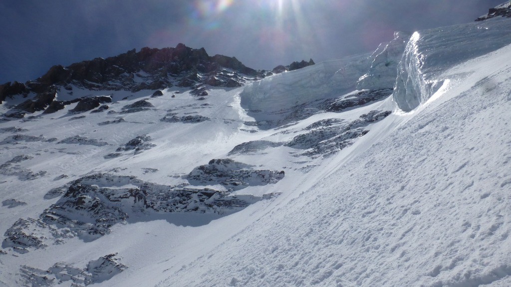 #28 Sur la gauche la suite du couloir des italiens, plus abordable ! Sur la gauche la suite du couloir des italiens, plus abordable !