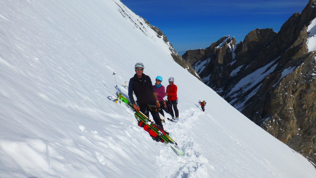 #15 Ca devient trop raide, on met les crampons ! Ca devient trop raide, on met les crampons !