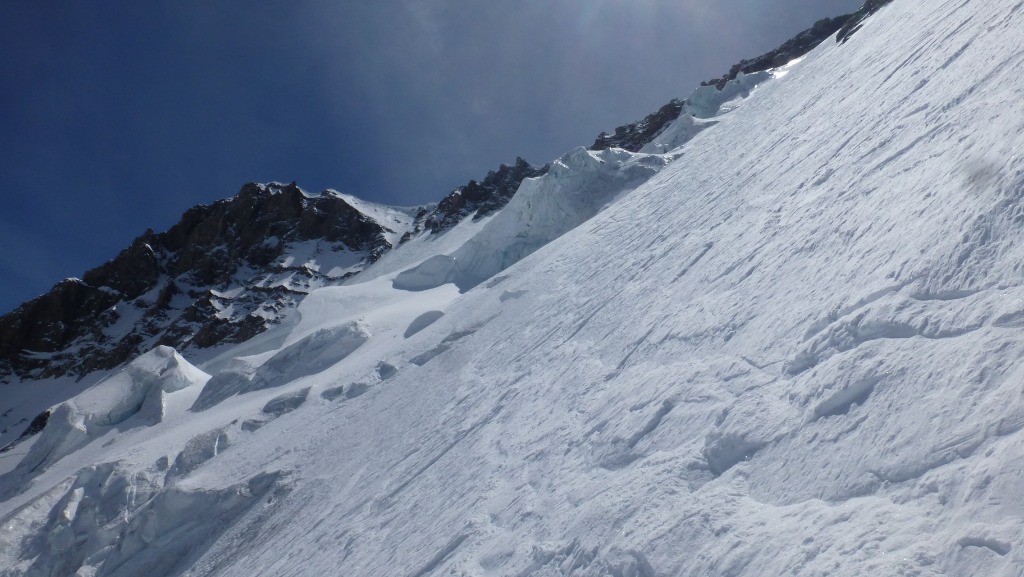 #25 Tout en haut, l Tout en haut, l'entonnoir de départ du couloir des Italiens, ce sera dans une autre vie !!