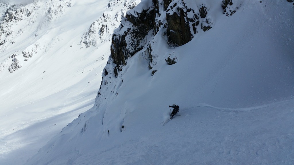 #18 Sortie du couloir Marmottane NW Sortie du couloir Marmottane NW