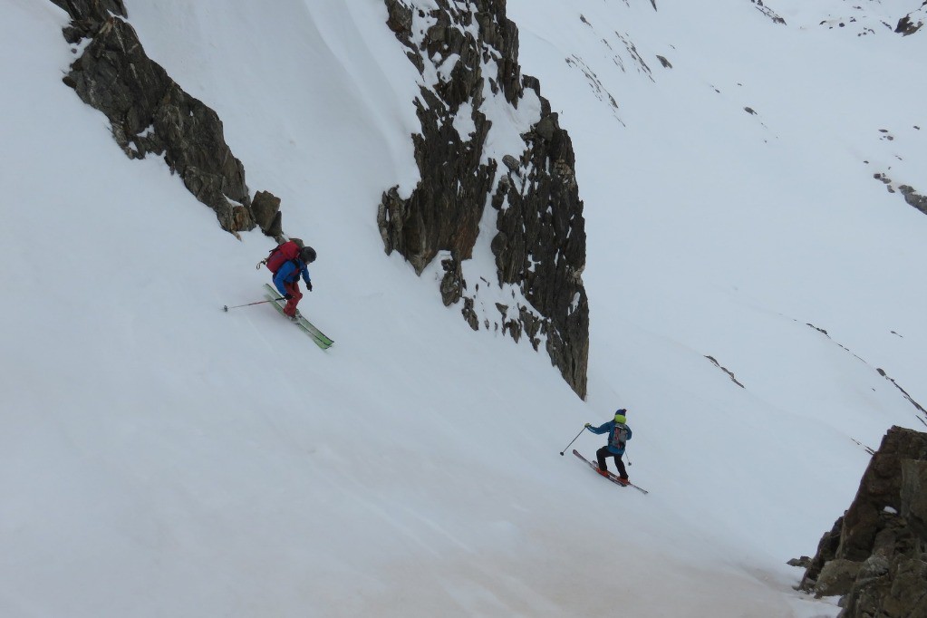 Descente vers Roche Michel