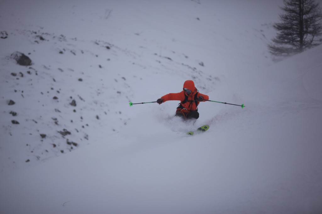 #1 La fin de la descente avant la cabane La fin de la descente avant la cabane