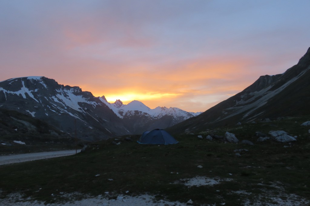 camper sur l'Alpe