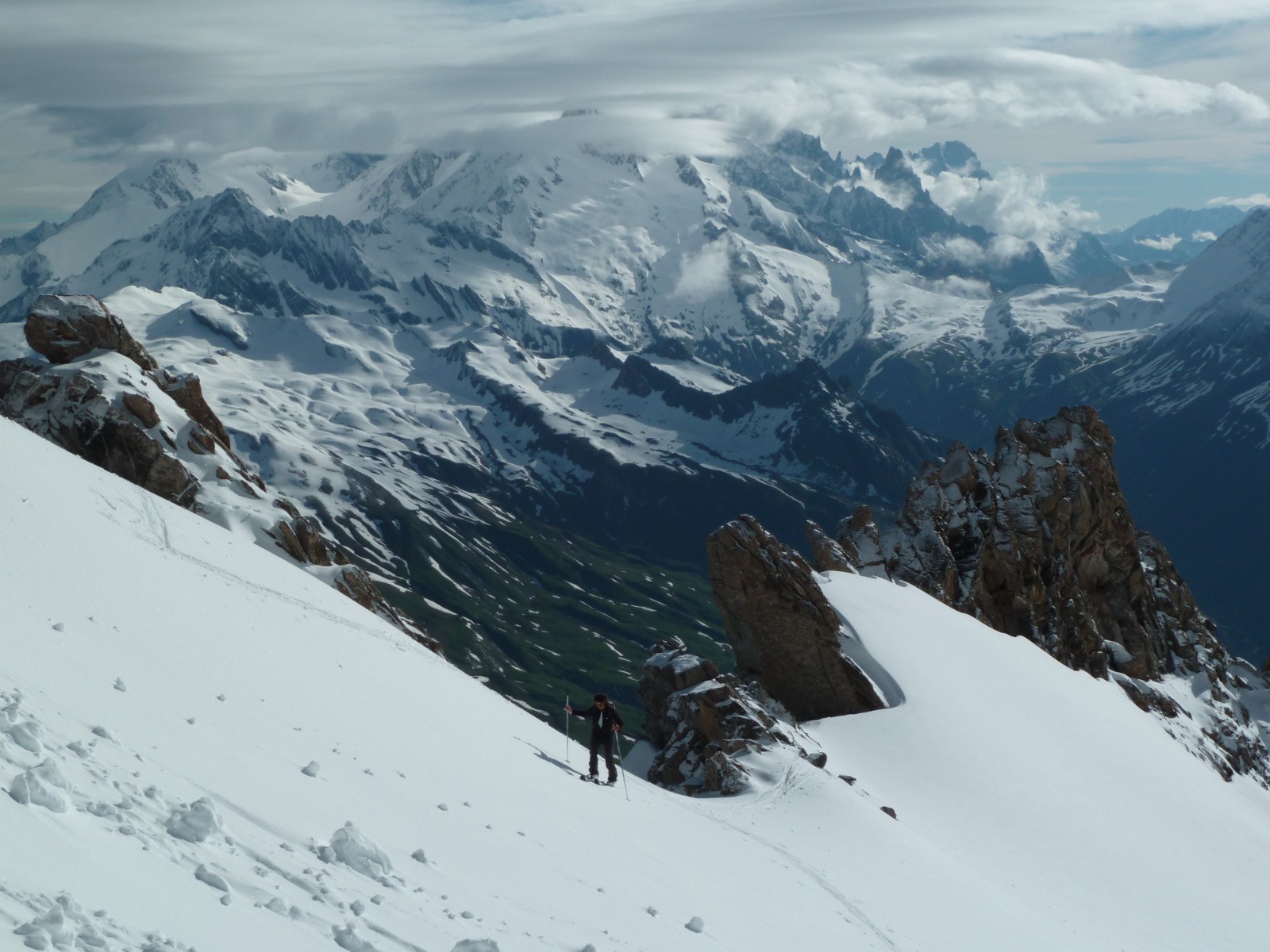 #3 Arrivée sous le sommet de l Arrivée sous le sommet de l'Aiguille Du Grand Fond : waouh !
