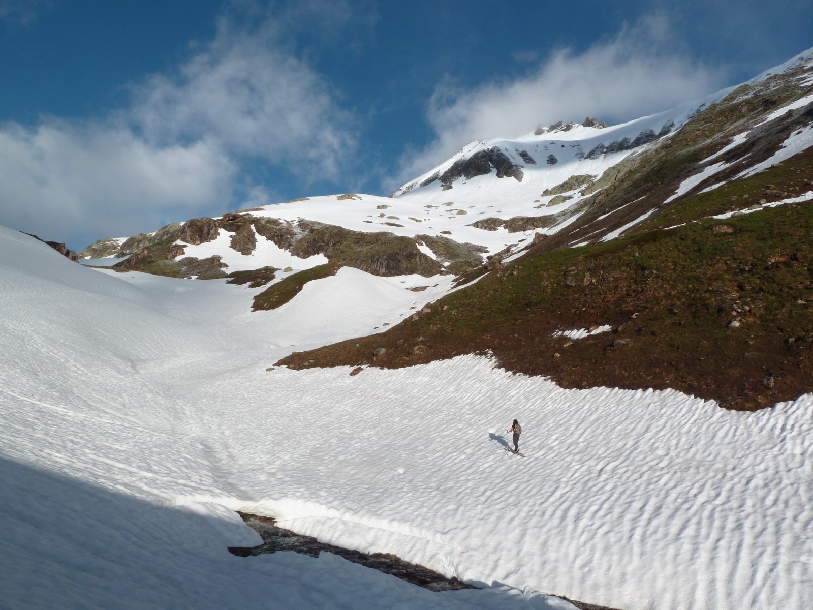 #19 Les pentes SE de l Les pentes SE de l'Aiguille du Grand Fond depuis la combe de la Neuva