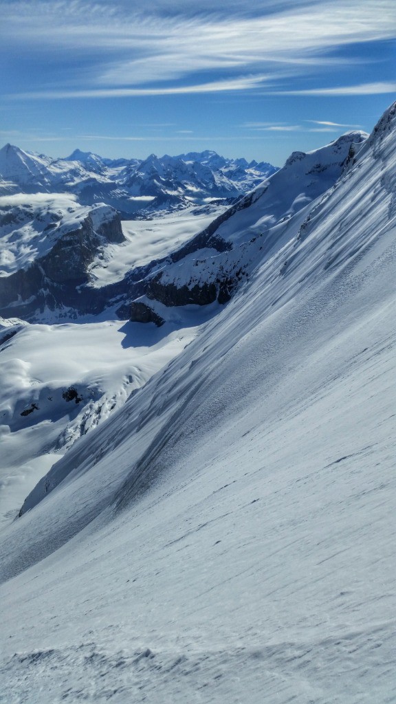 Grande Sassière, GRivol, Tsantaleina, Gd Paradis dans l'axe de la face