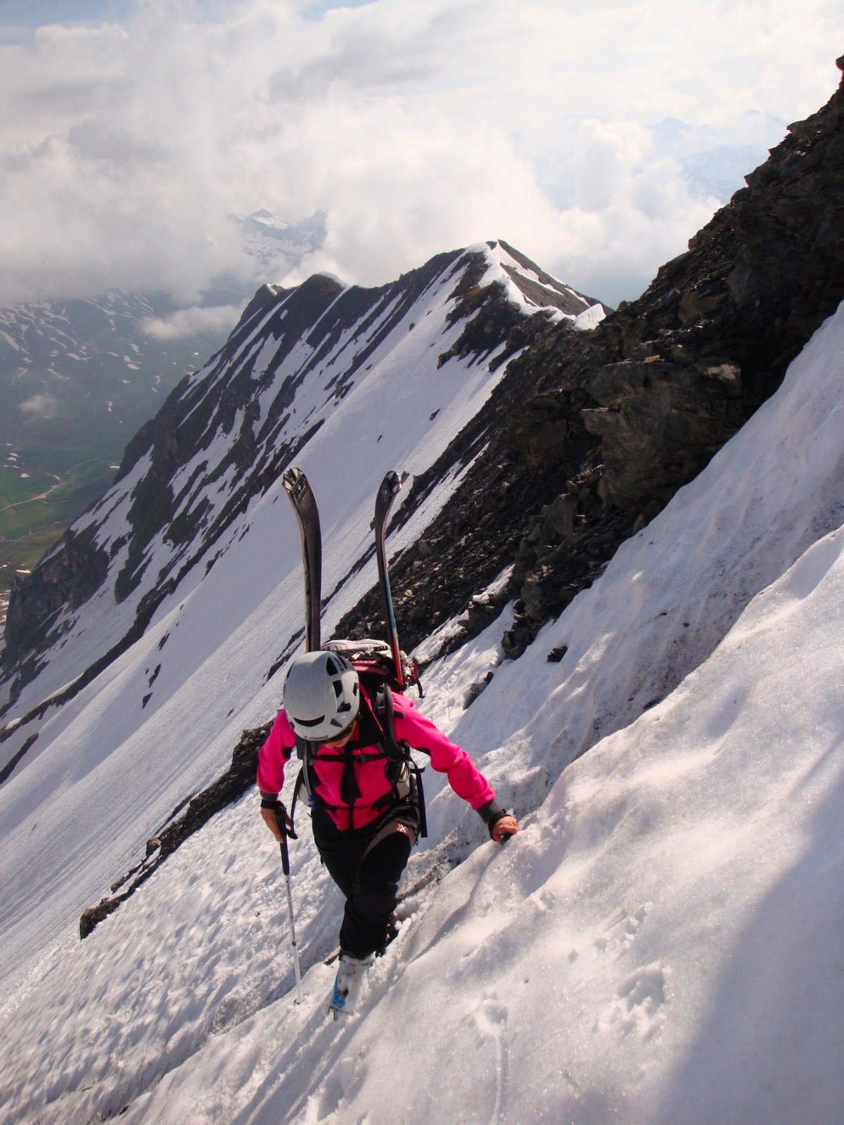 #9 Peu avant la sortie sur la crête Peu avant la sortie sur la crête