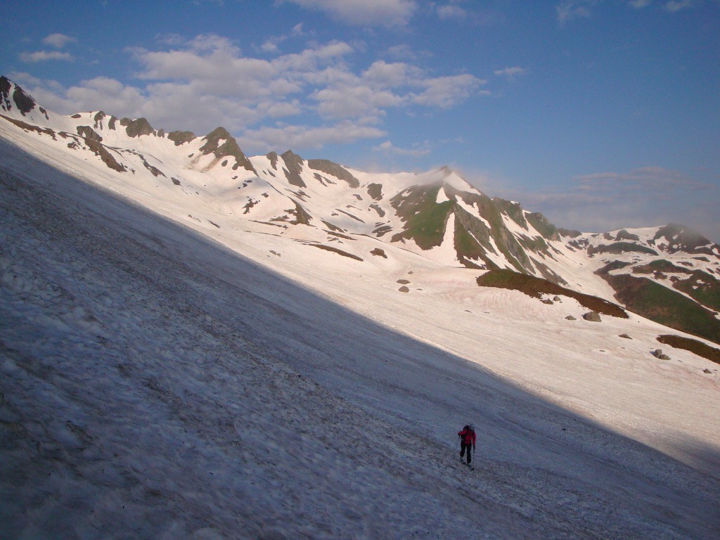 Attaque du Pan, derrière les combes de l'Arpire